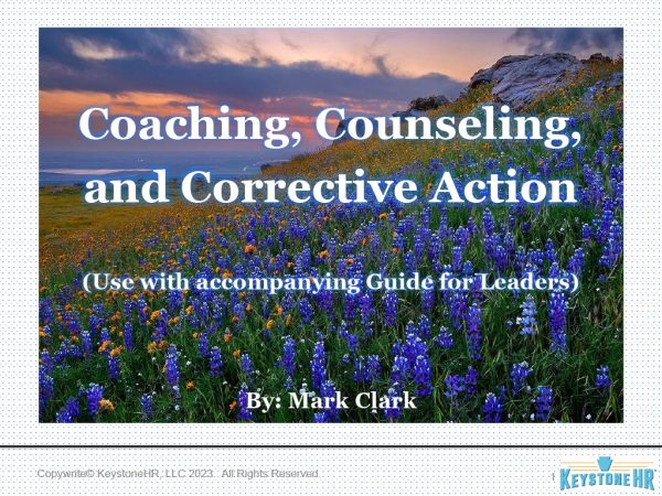 Coaching Counseling & Corrective Action Leaders Guide