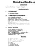 Recruiting Manual (Template)